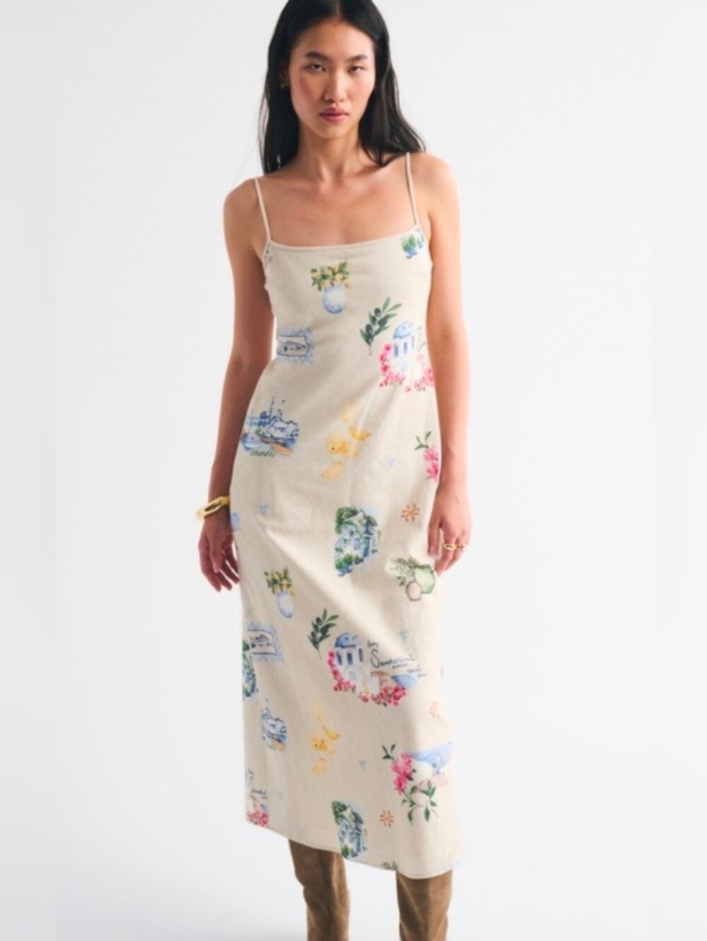 Abercrombie Maxi Summer Dress S Petite
